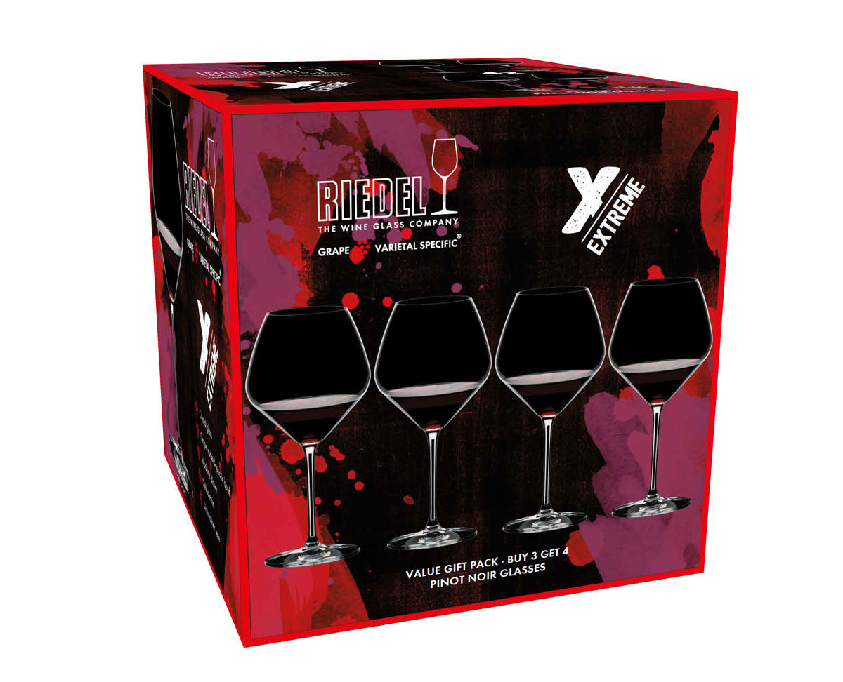 Rotweinglas Pinot Noir - Vorteilsset 3+1 Stück | Extreme - Riedel | 770 ml