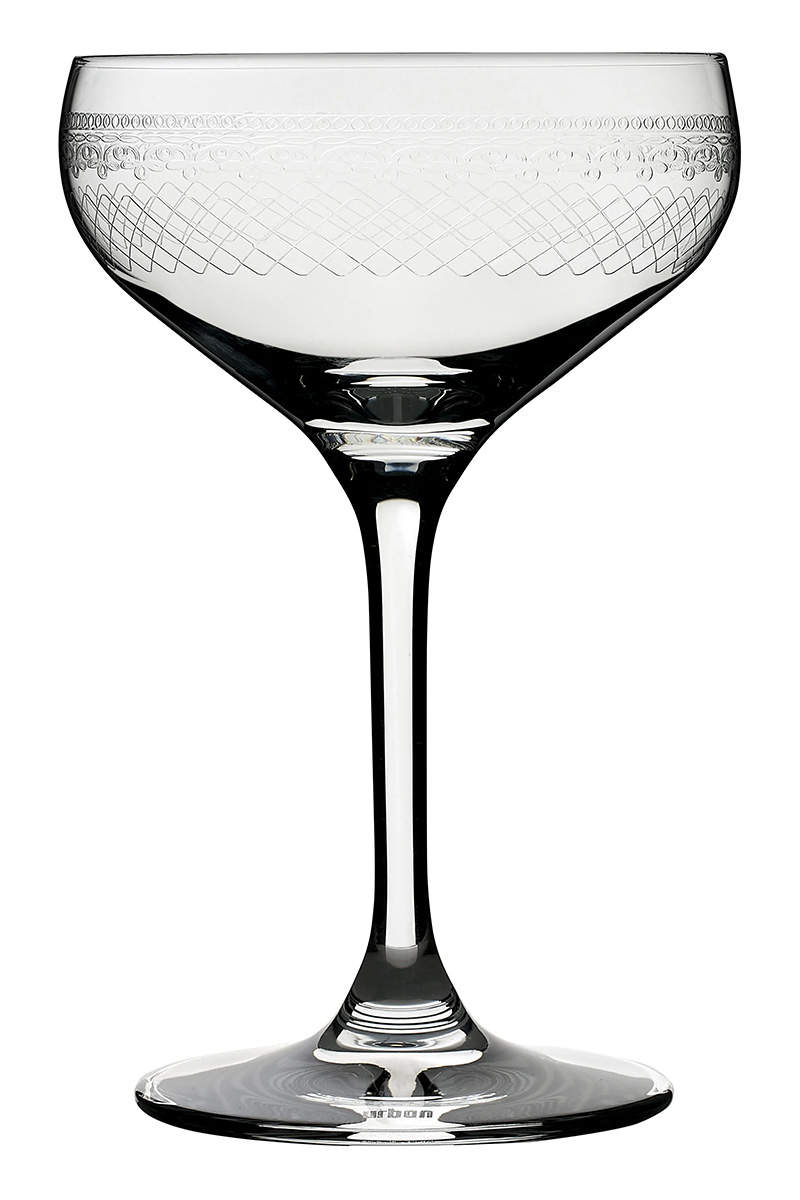 Cocktailglas Retro Coupette | 1910er Verzierung - 150 ml